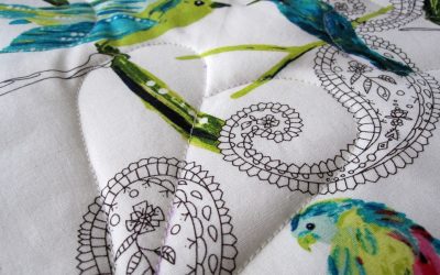 ein hochzeitsquilt – das quilten kann beginnen